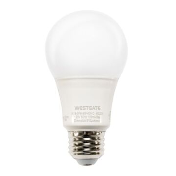 Westgate A19-8PK-9W-30K-D A19 Led Lamps, 790 Lumens, 3000K