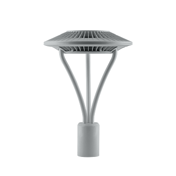 RAB Area Light 52W Neutral LED 5T Clear Lens Gray