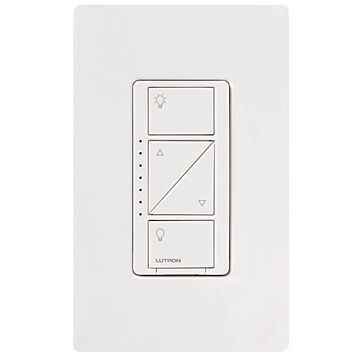 Lutron Caseta PD-6WCL-WH 600W In-Wall Dimmer - White