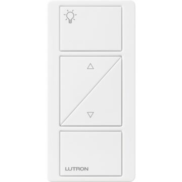Lutron Pico PJ2‑2BRL‑GWH‑L01 2 Button Raise/Lower w/ Light Icons Wirelss Controller - White