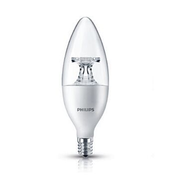 Philips 457234 LED B12 Bulb - 2.7B12/LED/827-22/E12/DIM 120V