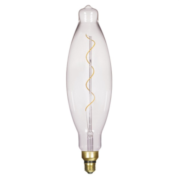 Satco S22431 LED BT38 Bulb - 4BT38/LED/CLEAR/E26/VINTAGE/120V