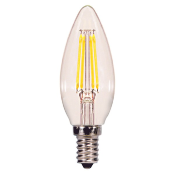 Satco S21265 LED C11 Bulb - 4B11/LED/930/CL/120V/E12