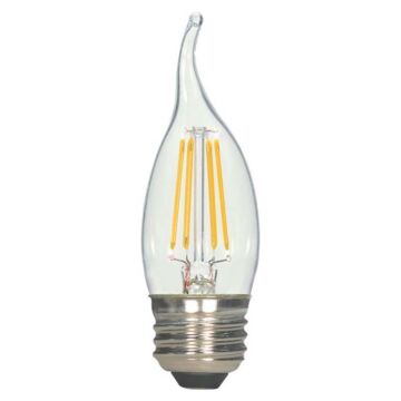 Satco S9573 LED CA11 Bulb - 4.5W EFC/LED/27K/120V
