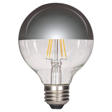 Satco S9828 LED G25 Bulb - 4.5G25/SLV/LED/E26/27K/120V 