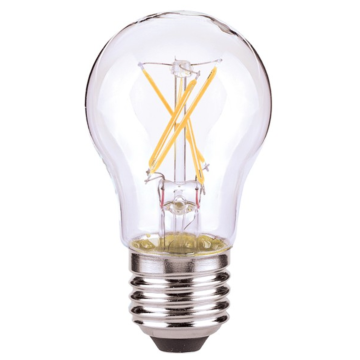 Satco S12400 LED A15 Bulb - 5A15/CL/LED/E26/927/120V