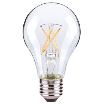 Satco S12408 LED A19 Bulb - 5A19/CL/LED/E26/927/120V