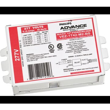 Advance Mark 10 VEZ-1T42-M2-LDK  CFL Electronic Dimming Ballast KIT - *DISCONTINUED*