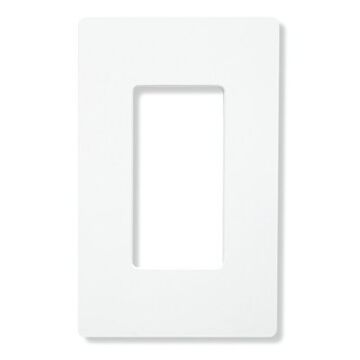 Lutron CW-1-WH Claro 1 Gang Wallplate White
