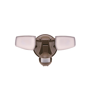 Halo ESF1A4MB Twin Head Floodlight, Motion,1,400 Lm, Bronze