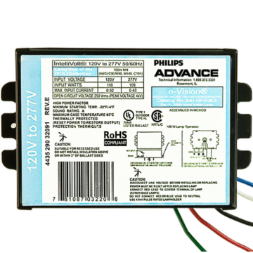 Advance e-Vision IMH-100-D-BLS 100 Watt Metal Halide Ballast - *DISCONTINUED*