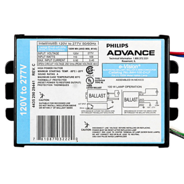 Advance e-Vision IMH-100-D-LF 100 Watt Metal Halide Ballast - *DISCONTINUED*