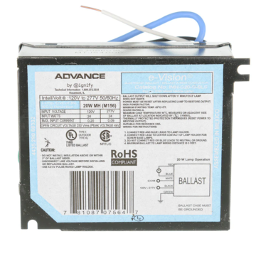 Advance e-Vision IMH-G20-G-BLS 20 Watt Electronic Metal Halide Ballast - *DISCONTINUED*