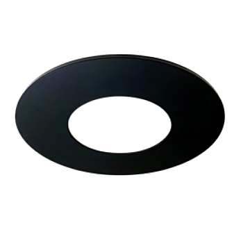 Halo JBD4TRMMB 4" Round Flat Trim in Matte Black