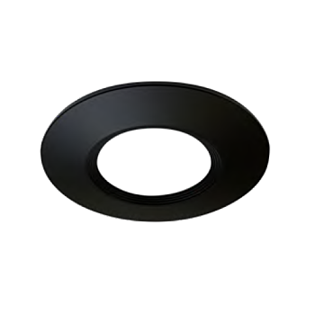 Halo JBD4TRMMBB 4" Round Baffle Trim in Matte Black