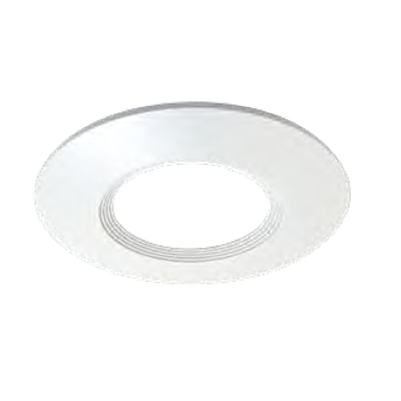 Halo JBD4TRMMWB 4" Round Baffle Trim in Matte White