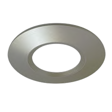 Halo JBD4TRMSNB 4" Round Baffle Trim in Satin Nickel