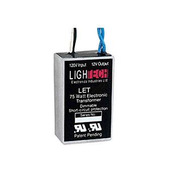Lightech LET-75 Dimmable Halogen Transformer 75 Watts