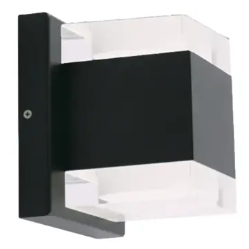 Westgate MFG LRS-J-MCT-C90-BK - LED Model J Architectural Outdoor/Indoor Wall Lights, 20W, 3000K/4000K/5000K