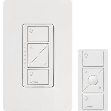 Lutron Caseta P-PKG1W-WH Dimmer Kit for wall and ceiling lights - White