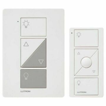 Lutron Caseta P-PKG1P-WH Dimmer Kit for table and floor lamps - White