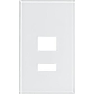 Lutron LFGR-W2BRLN-CWH - seeTouch Glass Faceplate