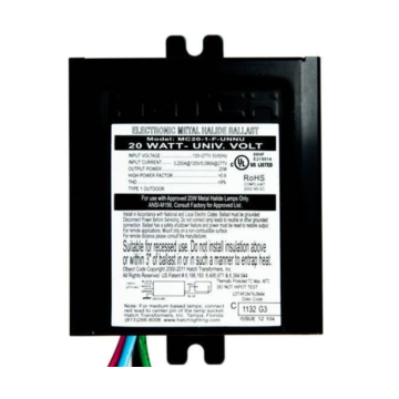 Hatch Mini MC20-1-F-UNNU 20 Watt Electronic Metal Halide Ballast - FINAL SALE!