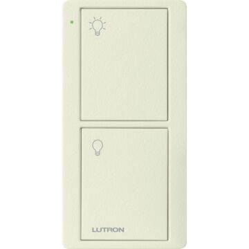 Lutron Pico PJ2-2B-TBI-L01 2 Button Wireless Controller w/ Light Icons - Biscuit
