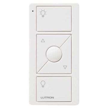 Lutron Pico PJ2‑3BRL‑GWH‑L01 3 Button Raise/Lower w/ Light Icons Wireless Controller - White