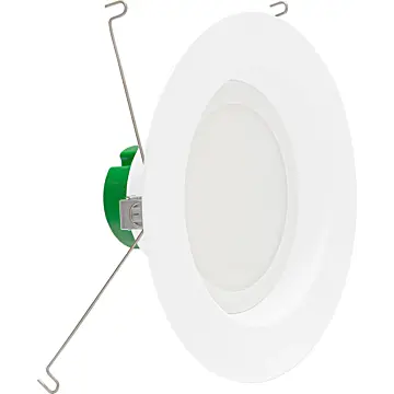 Westgate MFG RDL6-MCT5-WP 6in. White Multi-CCT Recessed Light with Baffle Trim, 15W, 2700K/3000K/3500K/4000K/5000K