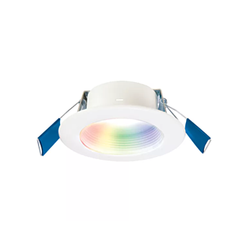 Halo RLWZC409 4" Smart Baffle Canless Downlight (WiZ Pro), 10W