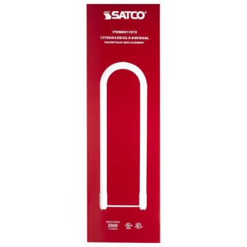 Satco S11972 13T8U6/LED/22.5-840/DUAL 13 Watt T8 U-Bend LED