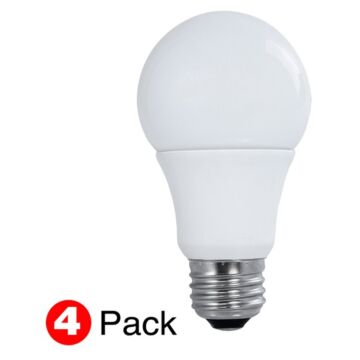 *DISCONTINUED* Satco S9597 LED A19 Bulb - 9A19/LED/5000K/120V/4PK