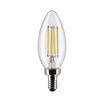 Satco S21264 LED B11 Bulb - 4B11/LED/927/CL/120V/E12