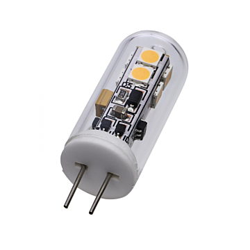 Satco S12310 LED T4 Lamp - 2W/LED/G4/CL/830/12V