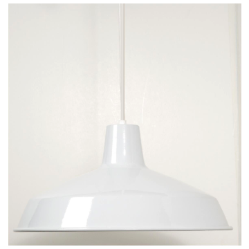 Nuvo SF76-283 1 Light - 16" Pendant with Warehouse Shade - White Finish