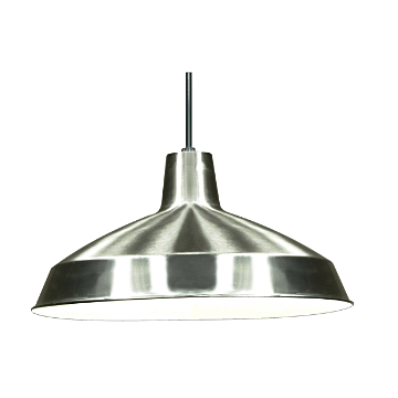 Nuvo SF76-661 1 Light - 16" Pendant with Warehouse Shade - Brushed Nickel Finish