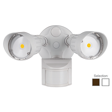 Westgate SL-20W-MCT-WH-P White LED Security Light with PIR Sensor