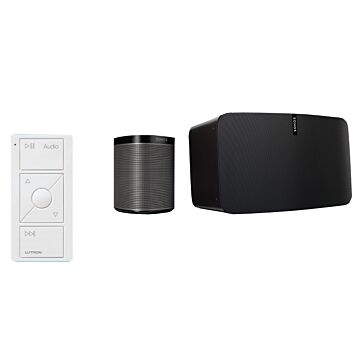 Lutron Pico PJ2-3BRL-GWH-A02 3 Button Raise/Lower Sonos Audio Controller - White