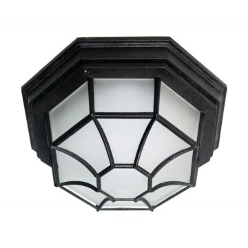 Satco 62-1420 - LED Spider Cage - Black