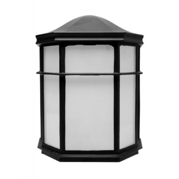 Satco 62-1417 - LED Cage Lantern - Black