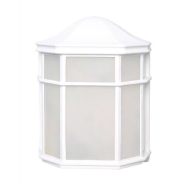 Satco 62-1416 - LED Cage Lantern - White