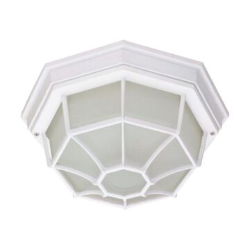 Satco 62-1419 - LED Spider Cage - White
