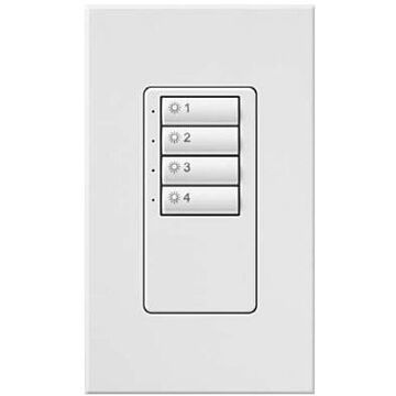 Lutron seeTouch SO-4BN-BL-EGN Wallstation
