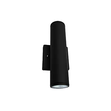 Westgate MFG WMC2-UDL-MCT-BK-DT - 2in 3CCT-Selectable LED Outdoor Cylinder Up/Downlight, 12W, Black