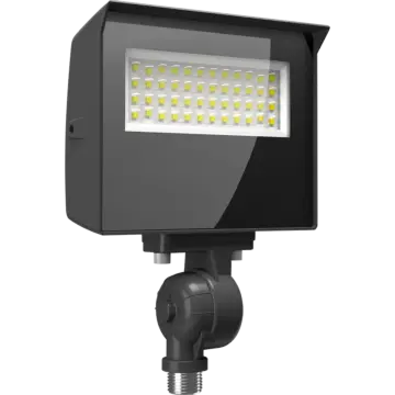 RAB X22-20 LED Flood Light - 1,310-3,120 Lumens - 20/17/13/10 Watts -3000K/4000K/5000K - Bronze - 120V