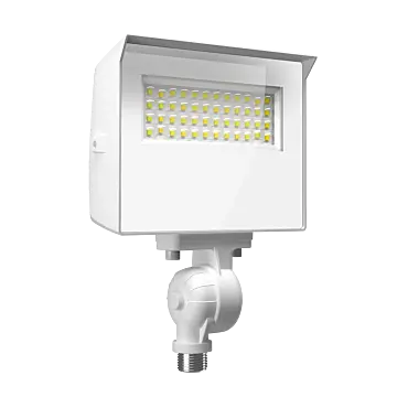 RAB X22-20W LED Flood Light - 1,310-3,120 Lumens - 20/17/13/10 Watts -3000K/4000K/5000K - White - 120V