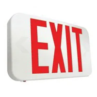 Red LED exit sign
